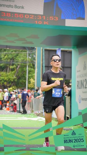 Race photo from Mangkunegaran Run 2025