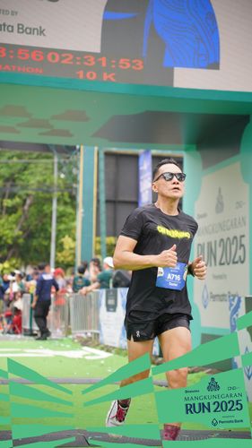 Race photo from Mangkunegaran Run 2025
