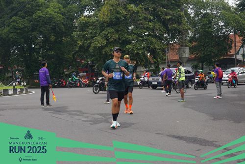 Race photo from Mangkunegaran Run 2025
