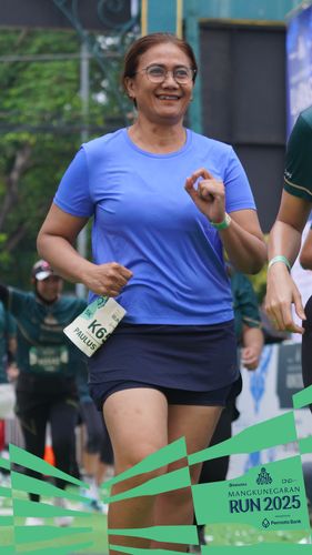 Race photo from Mangkunegaran Run 2025
