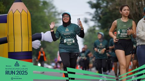 Race photo from Mangkunegaran Run 2025