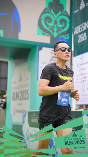 Race photo from Mangkunegaran Run 2025