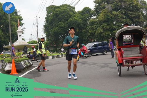 Race photo from Mangkunegaran Run 2025
