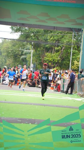 Race photo from Mangkunegaran Run 2025