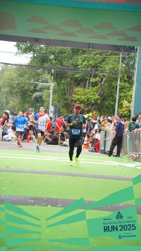Race photo from Mangkunegaran Run 2025
