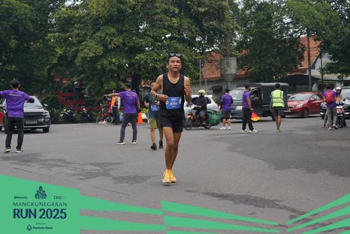 Race photo from Mangkunegaran Run 2025