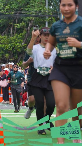 Race photo from Mangkunegaran Run 2025