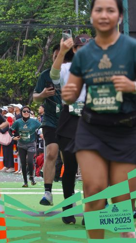 Race photo from Mangkunegaran Run 2025