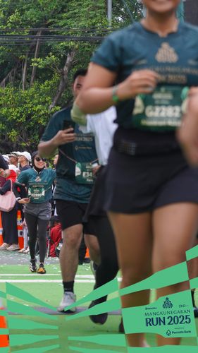 Race photo from Mangkunegaran Run 2025