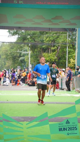 Race photo from Mangkunegaran Run 2025