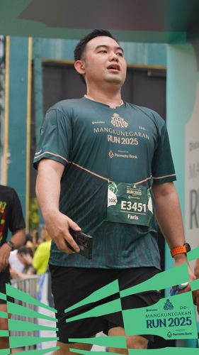Race photo from Mangkunegaran Run 2025
