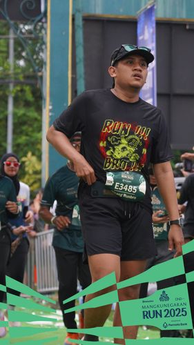 Race photo from Mangkunegaran Run 2025