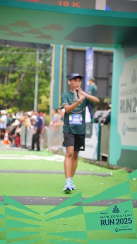 Race photo from Mangkunegaran Run 2025