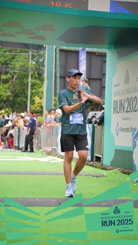Race photo from Mangkunegaran Run 2025