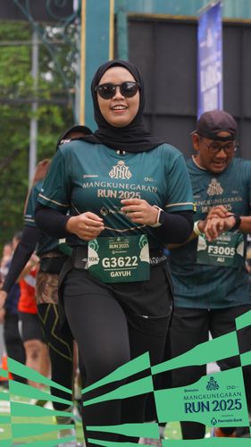 Race photo from Mangkunegaran Run 2025