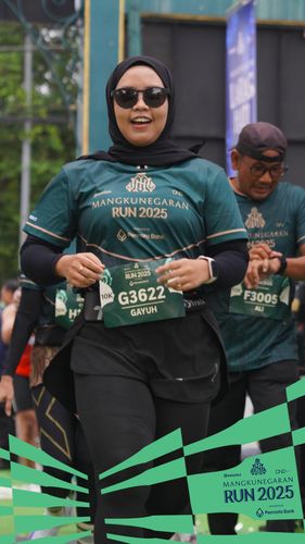 Race photo from Mangkunegaran Run 2025