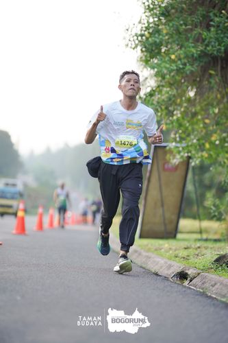 Race photo from Taman Budaya x BOGORUN 2025