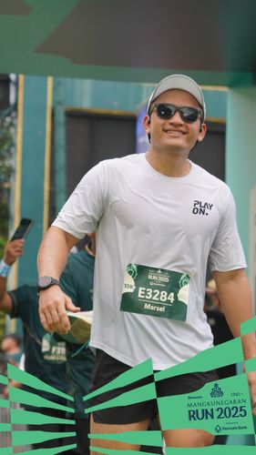 Race photo from Mangkunegaran Run 2025