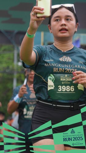 Race photo from Mangkunegaran Run 2025