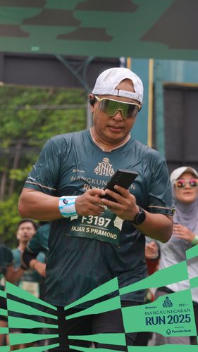 Race photo from Mangkunegaran Run 2025