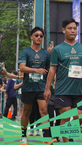 Race photo from Mangkunegaran Run 2025