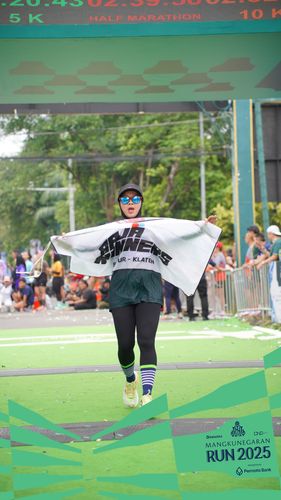 Race photo from Mangkunegaran Run 2025