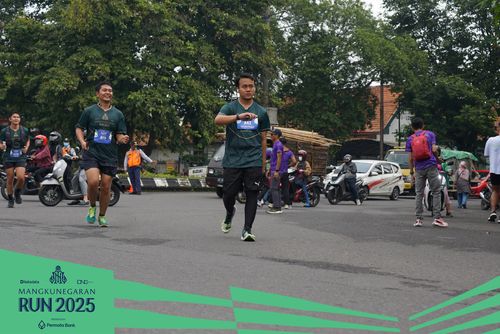 Race photo from Mangkunegaran Run 2025