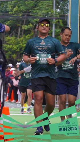 Race photo from Mangkunegaran Run 2025