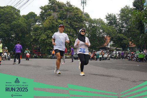 Race photo from Mangkunegaran Run 2025