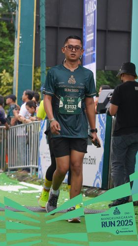 Race photo from Mangkunegaran Run 2025