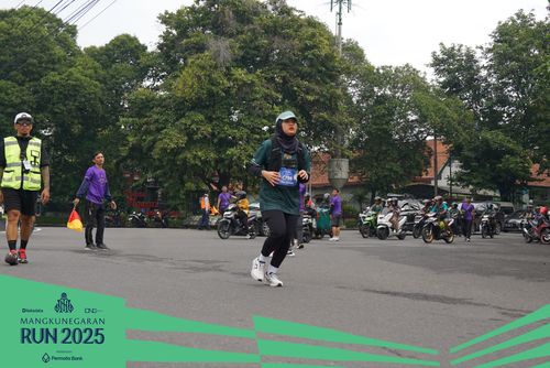 Race photo from Mangkunegaran Run 2025