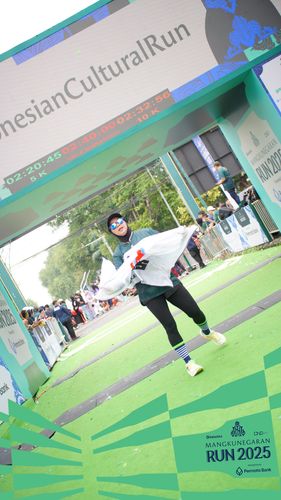 Race photo from Mangkunegaran Run 2025