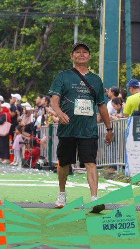 Race photo from Mangkunegaran Run 2025