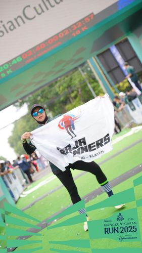 Race photo from Mangkunegaran Run 2025