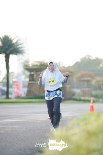Race photo from Taman Budaya x BOGORUN 2025