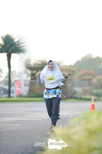 Race photo from Taman Budaya x BOGORUN 2025