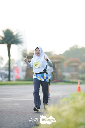 Race photo from Taman Budaya x BOGORUN 2025