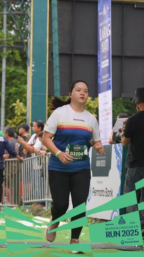 Race photo from Mangkunegaran Run 2025