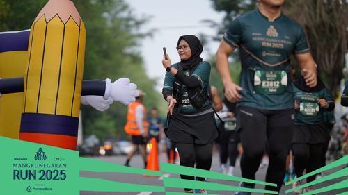 Race photo from Mangkunegaran Run 2025