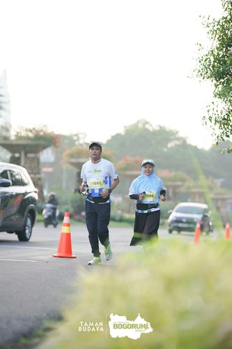 Race photo from Taman Budaya x BOGORUN 2025