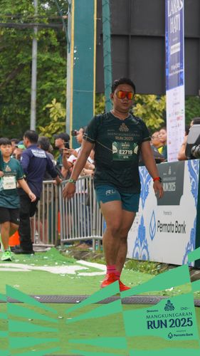 Race photo from Mangkunegaran Run 2025