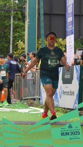Race photo from Mangkunegaran Run 2025