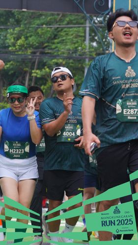 Race photo from Mangkunegaran Run 2025