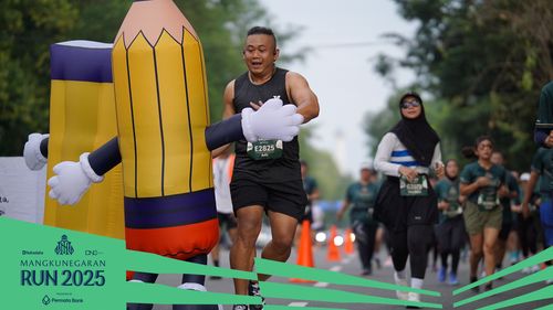 Race photo from Mangkunegaran Run 2025