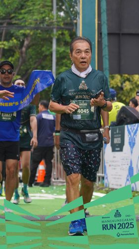 Race photo from Mangkunegaran Run 2025