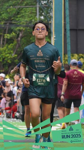 Race photo from Mangkunegaran Run 2025