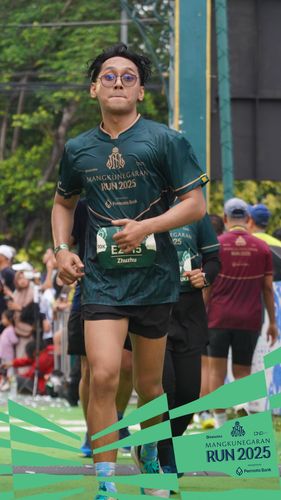 Race photo from Mangkunegaran Run 2025