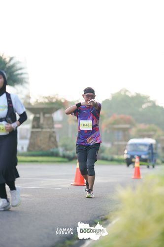 Race photo from Taman Budaya x BOGORUN 2025