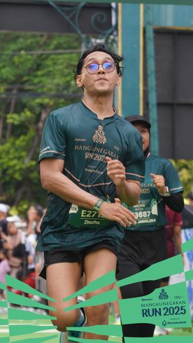 Race photo from Mangkunegaran Run 2025