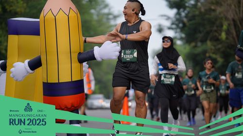 Race photo from Mangkunegaran Run 2025